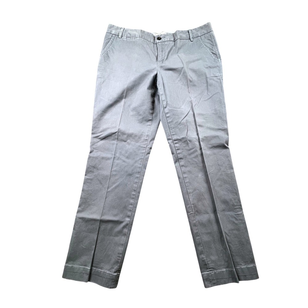 Banana Republic Sloan Fit Pants Women's Size 8 Gray Stretch Straight Leg Work‎
